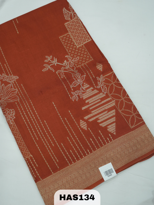 BANARAS DOLA SILK SAREE WITH BORDER