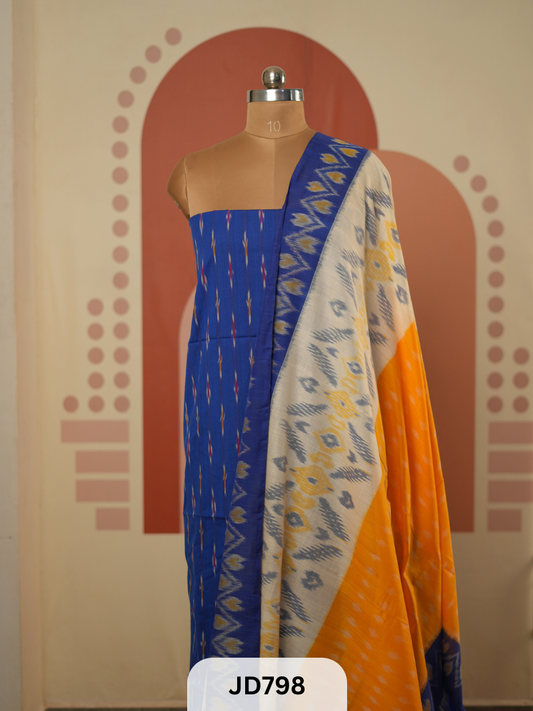 IKKAT POCHAMPALLY HANDLOOM SALWAR SUIT