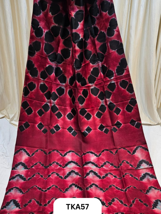 Pure Bishnupuri Silk - Shibori work saree
