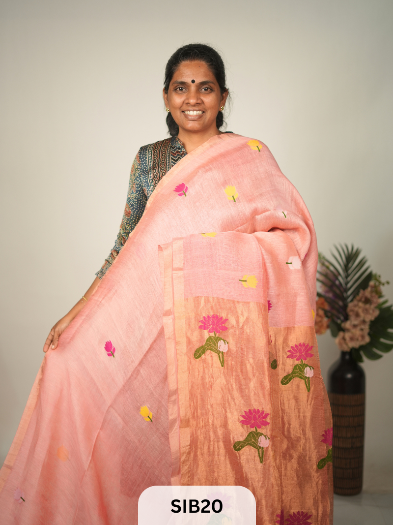 SILK LINEN-PAITHANI WEAVE