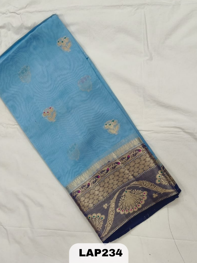 Banaras kora dupion silk saree