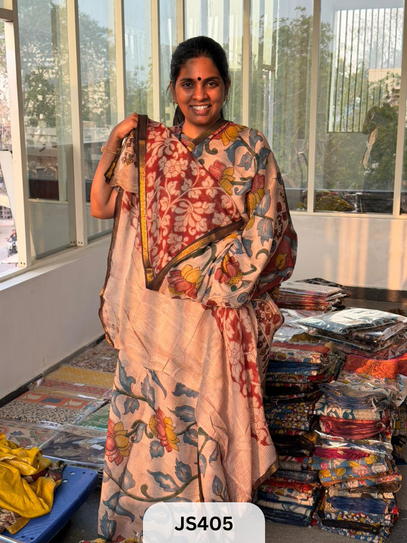 PREMIUM PURE KOTA KALAMKARI SAREE - Pre Booking Only