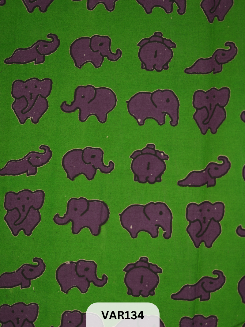 KALAMKARI HANDBLOCK PRINT- FABRIC -1mtr