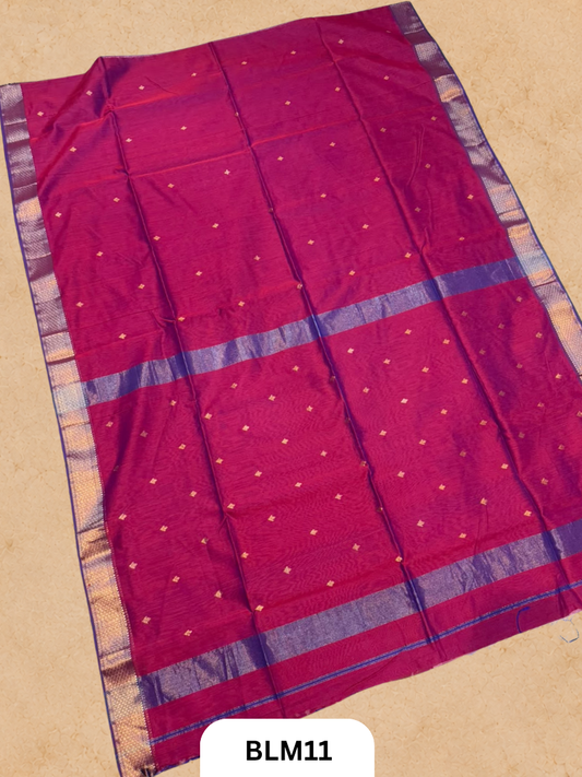Diya Butti And Border Shaded Saree