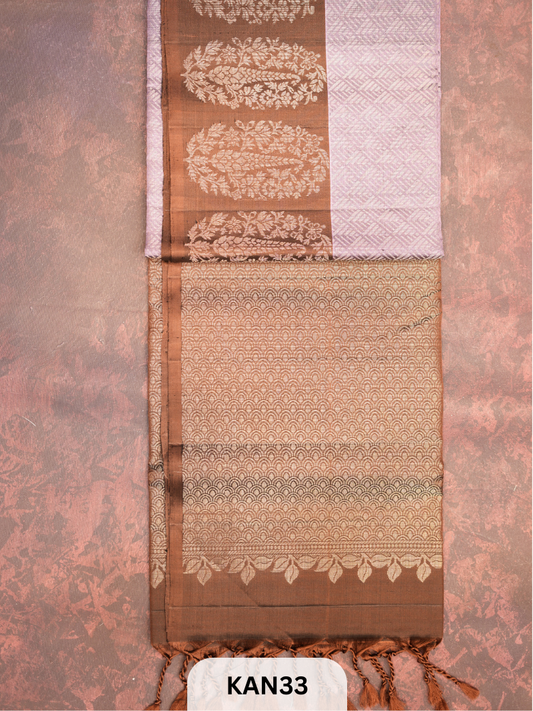 KANCHIPURAM HANDLOOM PURE SOFT SILK