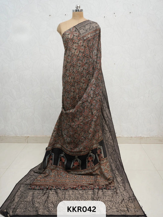 DOLA SILK - AJRAKH HANDBLOCK PRINT