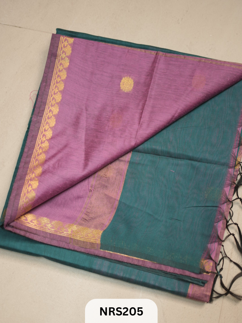 CHANDERI INSPIRED MAHESWARI SAREE