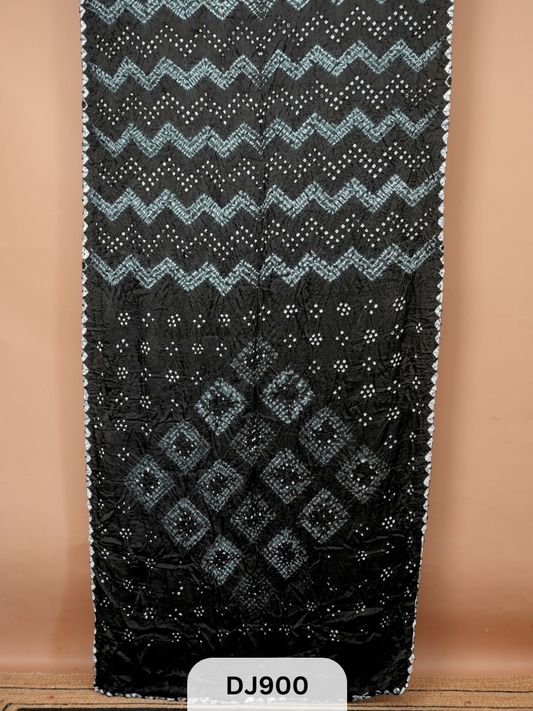 BANDHANI  WITH SHIBORI SAREE