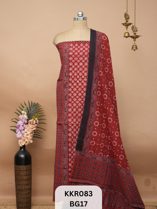 COTTON AJRAKH SALWAR SUIT