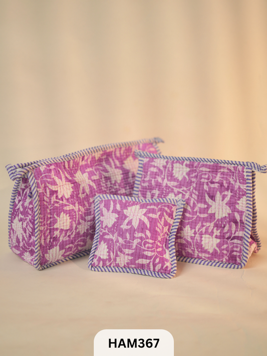QULITED TRAVEL 3 COMBO POUCH