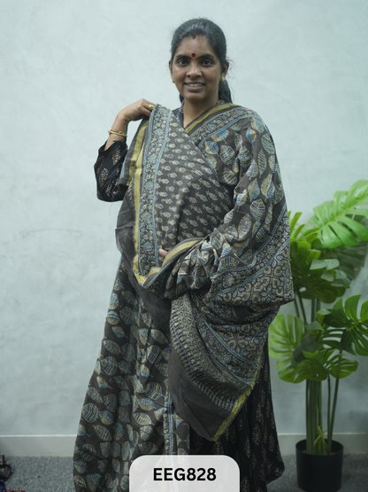 KOTA DORIA AJRAKH SAREE