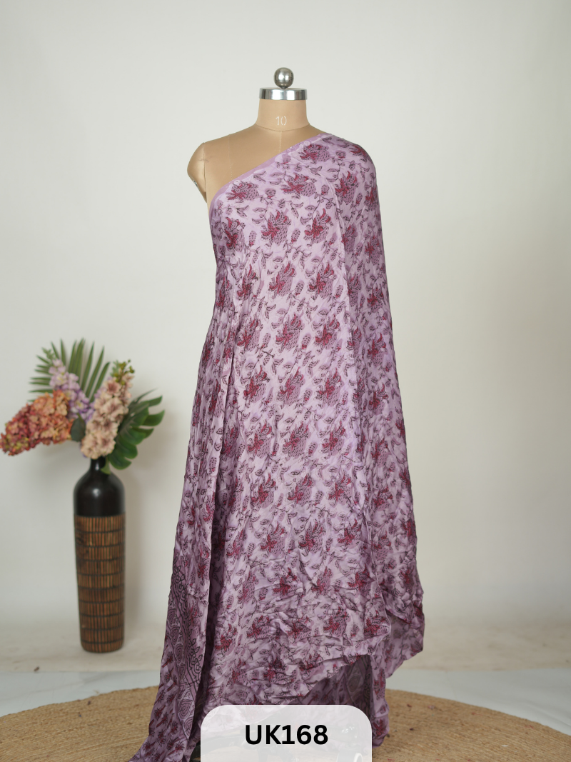 MODAL HANDBLOCK DUPATTA