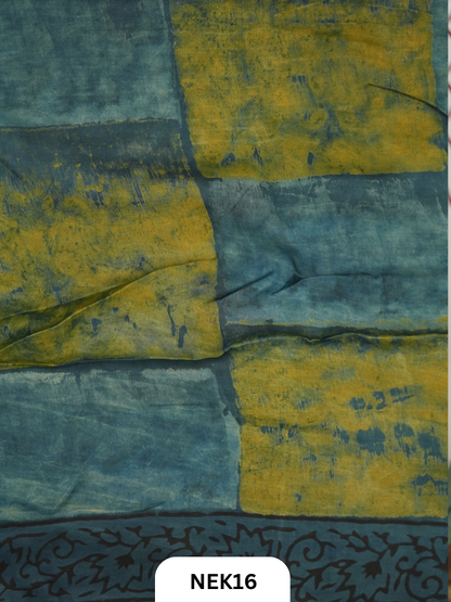 Nasphal Vanaspathi Modal Handblock Print Saree