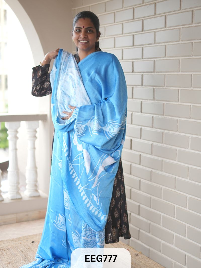 BATIK PRINT MODAL SAREE