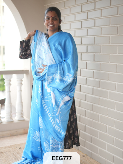 BATIK PRINT MODAL SAREE