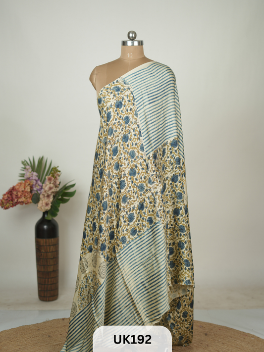 MODAL HANDBLOCK DUPATTA