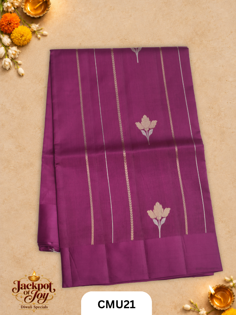Banarasi Kora Organza Pure Handloom Saree