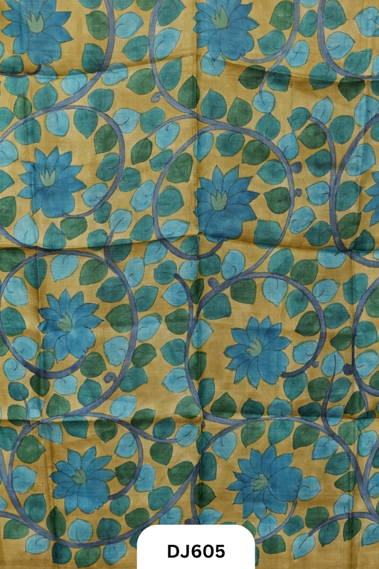 Tussar Hand Paint  Blouse