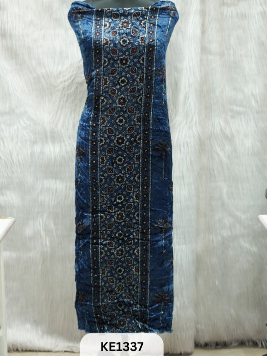 VELVET AJRAKH HANDBLOCKPRINT - 2.5MTR TOP