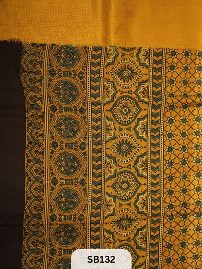 CHENNURI SILK WITH KANCHI BORDER