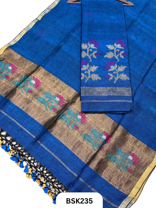 Pure Jayashree Linen By Linen - Top 2.6 Duppatta