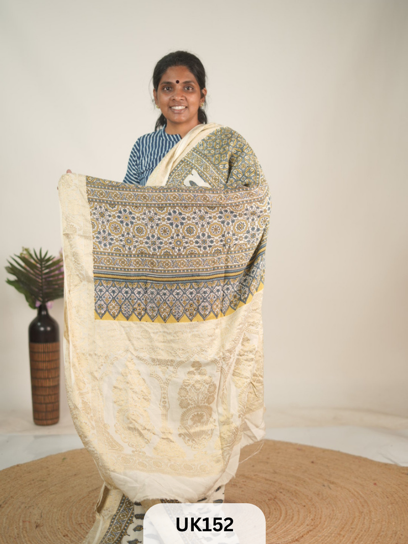 DOLA AJRAKH SAREE