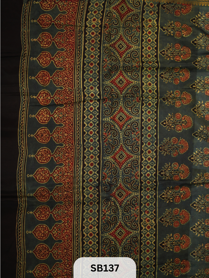 CHENNURI SILK WITH KANCHI BORDER