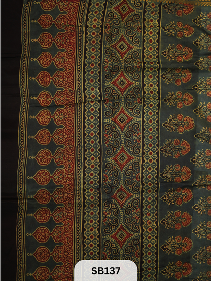 CHENNURI SILK WITH KANCHI BORDER