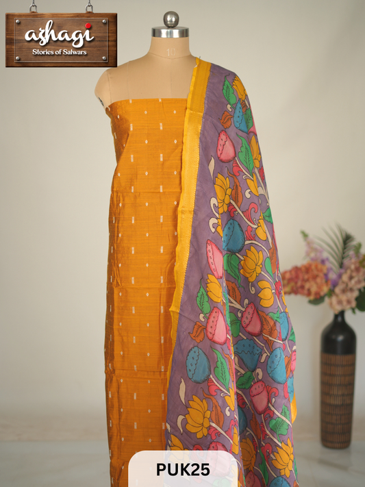 PENKALAMKARI SALWAR SUIT - 2PCS