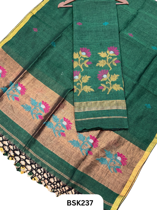 Pure Jayashree Linen By Linen - Top 2.6 Duppatta