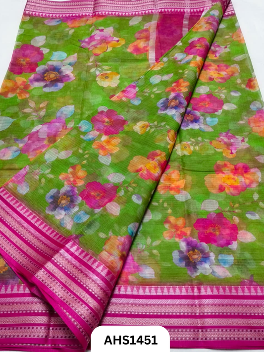 Pure Kota Cotton Digital Print Saree