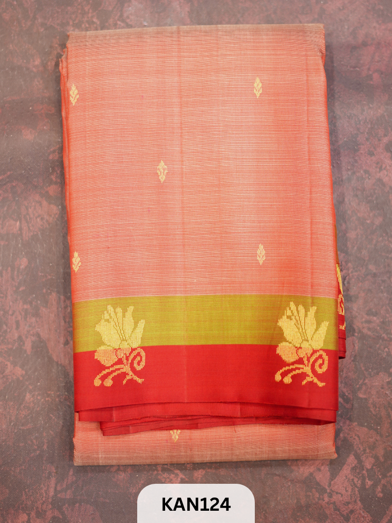 KANCHIPURAM BUTTA BORDER SAREE