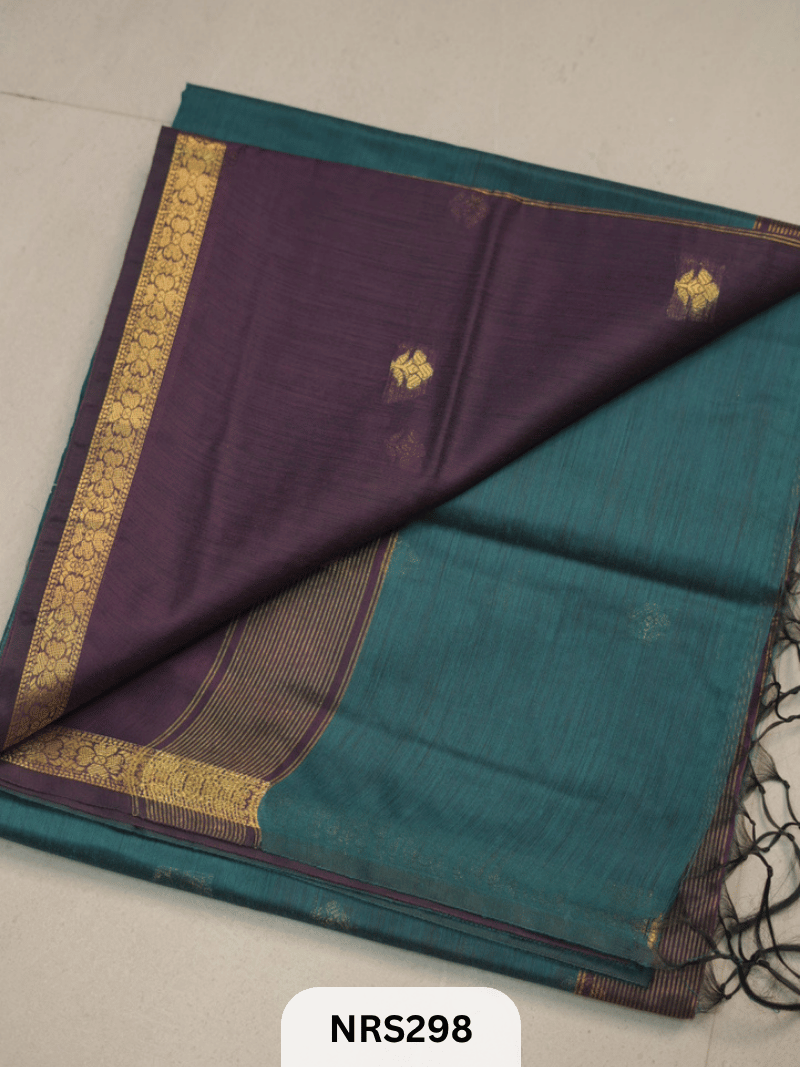 CHANDERI INSPIRED MAHESWARI SAREE