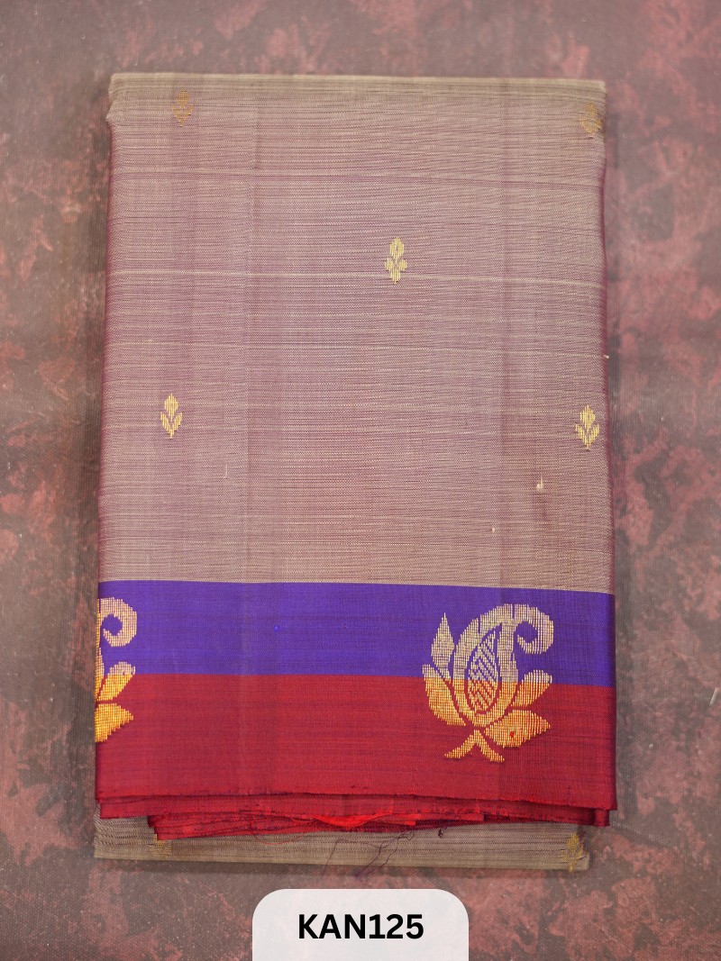 KANCHIPURAM BUTTA BORDER SAREE