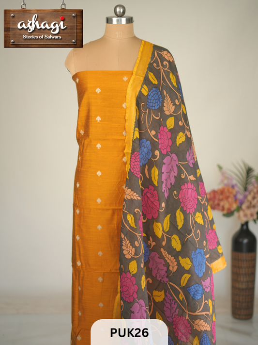 PENKALAMKARI SALWAR SUIT - 2PCS