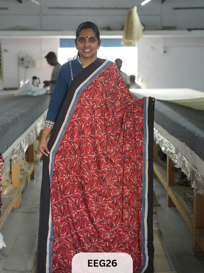 AJRAKH MODAL SAREE