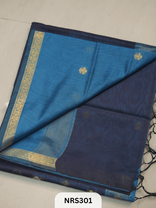 CHANDERI INSPIRED MAHESWARI SAREE