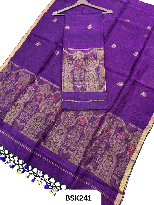 Pure Jayashree Linen By Linen - Top 2.6 Duppatta