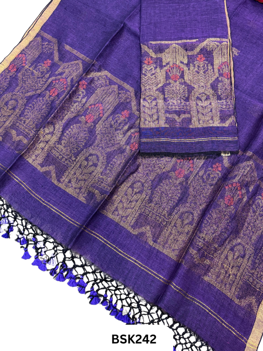 Pure Jayashree Linen By Linen - Top 2.6 Duppatta