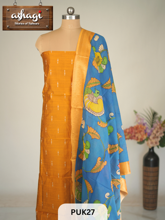 PENKALAMKARI SALWAR SUIT - 2PCS