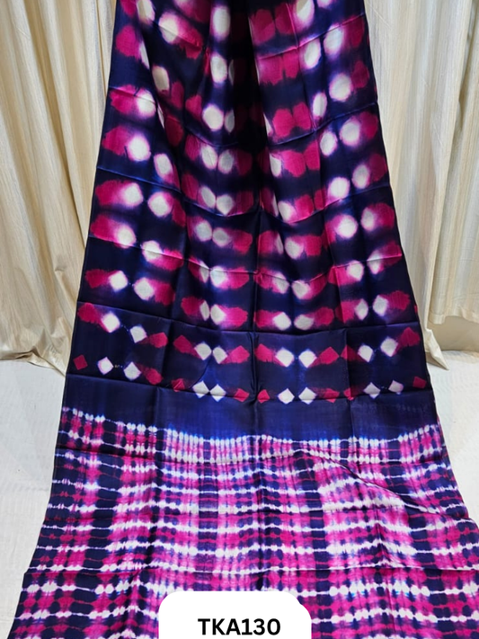 Pure Bishnupuri Silk - Shibori work saree