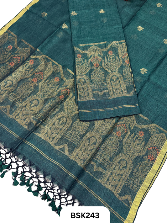 Pure Jayashree Linen By Linen - Top 2.6 Duppatta