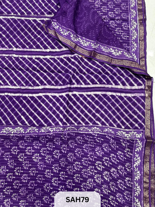 DOLA SILK NAKSHI BORDER SAREE