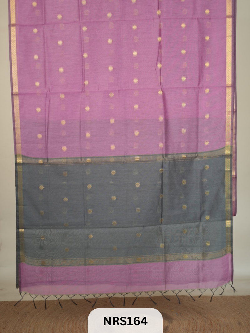 CHANDERI INSPIRED MAHESWARI SAREE