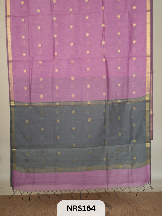 CHANDERI INSPIRED MAHESWARI SAREE