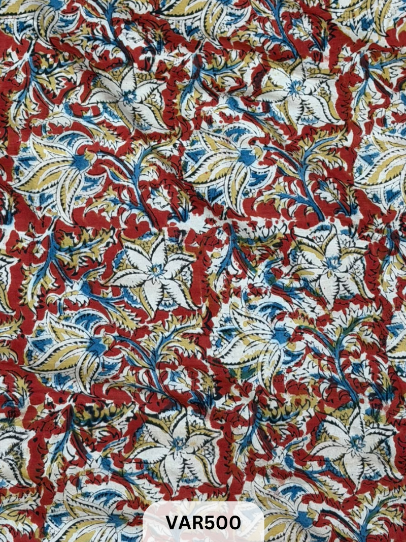 Kalamkari Hand printed - Fabric -1.5mtr