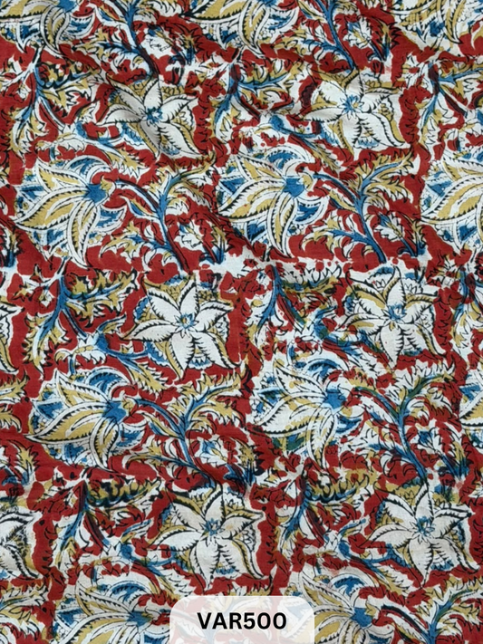 Kalamkari Hand printed - Fabric -1.5mtr