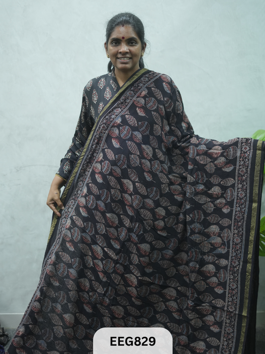 KOTA DORIA AJRAKH SAREE