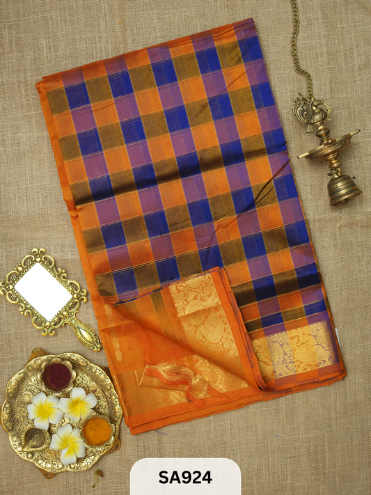 PURE HANDLOOM SILK COTTON SAREE | KANDANGI SAREE