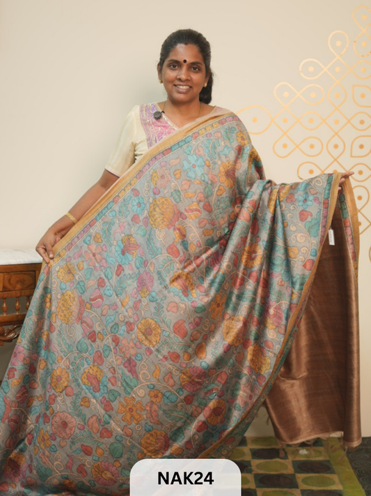 SEMI  PENKALAMKARI SAREE